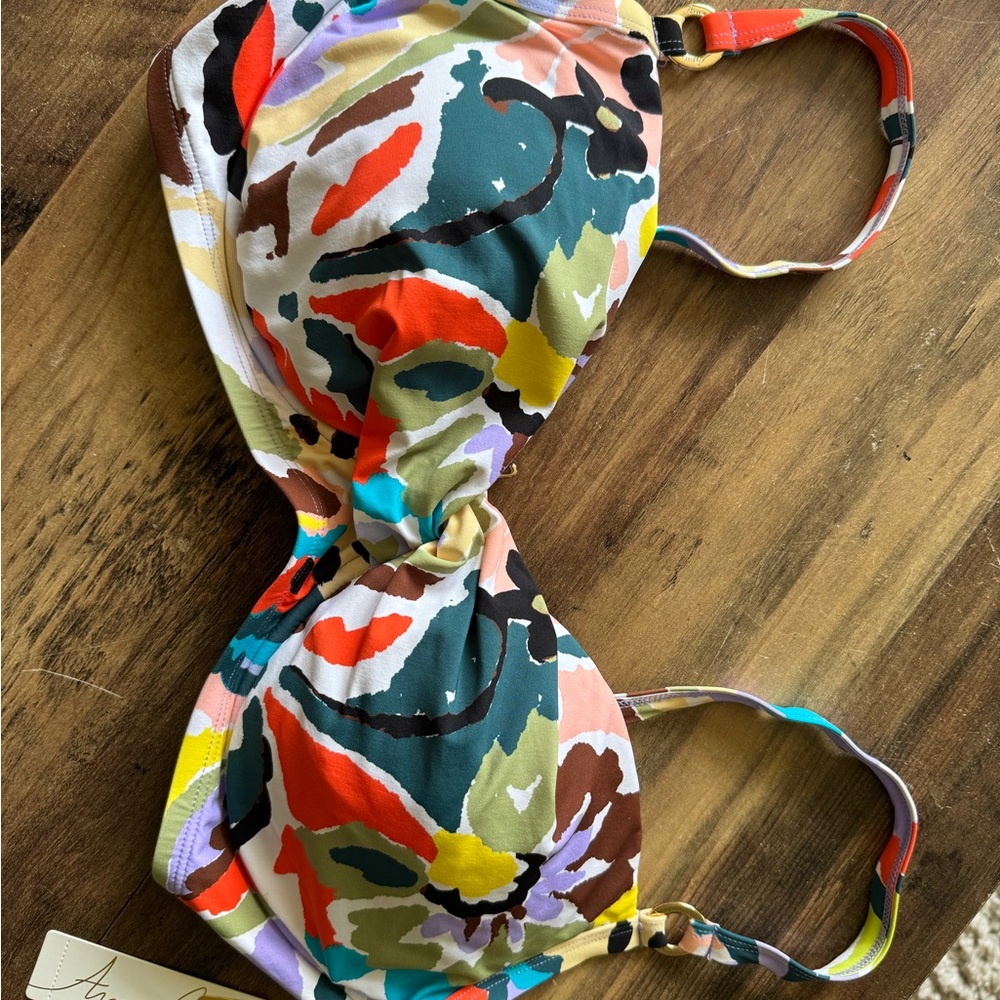 Colorful Abstract Bikini Top